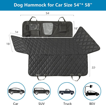 Ultimate Backseat Dog Hammock – Waterproof, Non-Slip & Scratch-Proof Seat Cover for Cars & SUVs